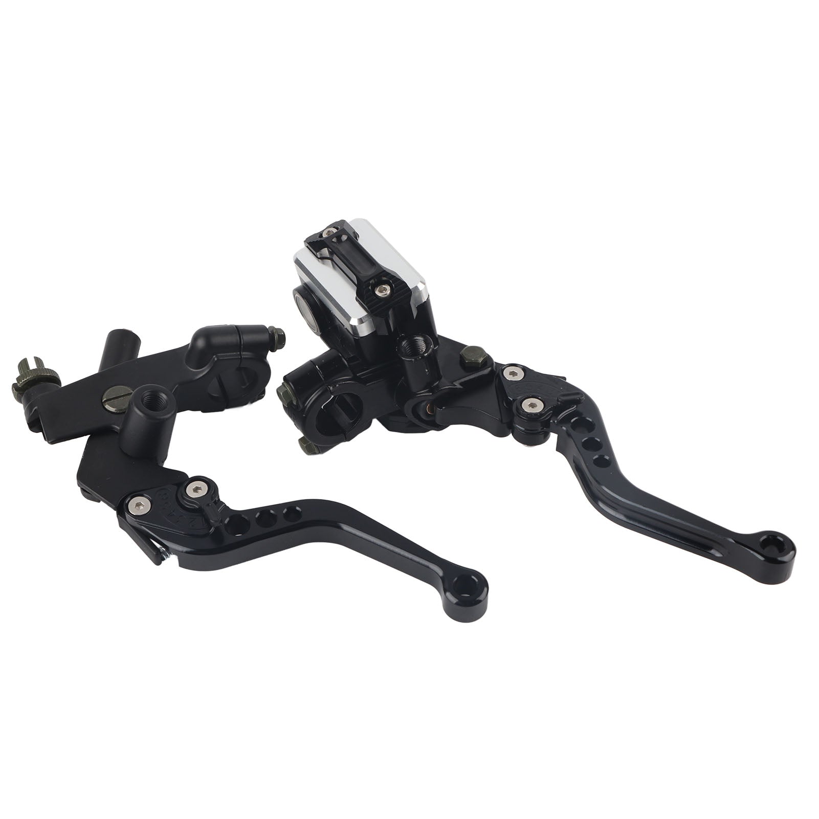 1 Pair 7/8"(22mm) Universal Motorcycle Brake Clutch Master Cylinder Reservoir Levers