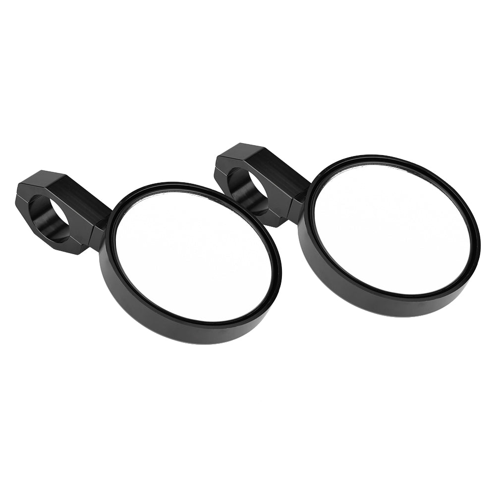 Pair of 1.75 inch Round Side Rear View Mirrors for Polaris RZR Ranger 900 XP4 1000 S900 1000
