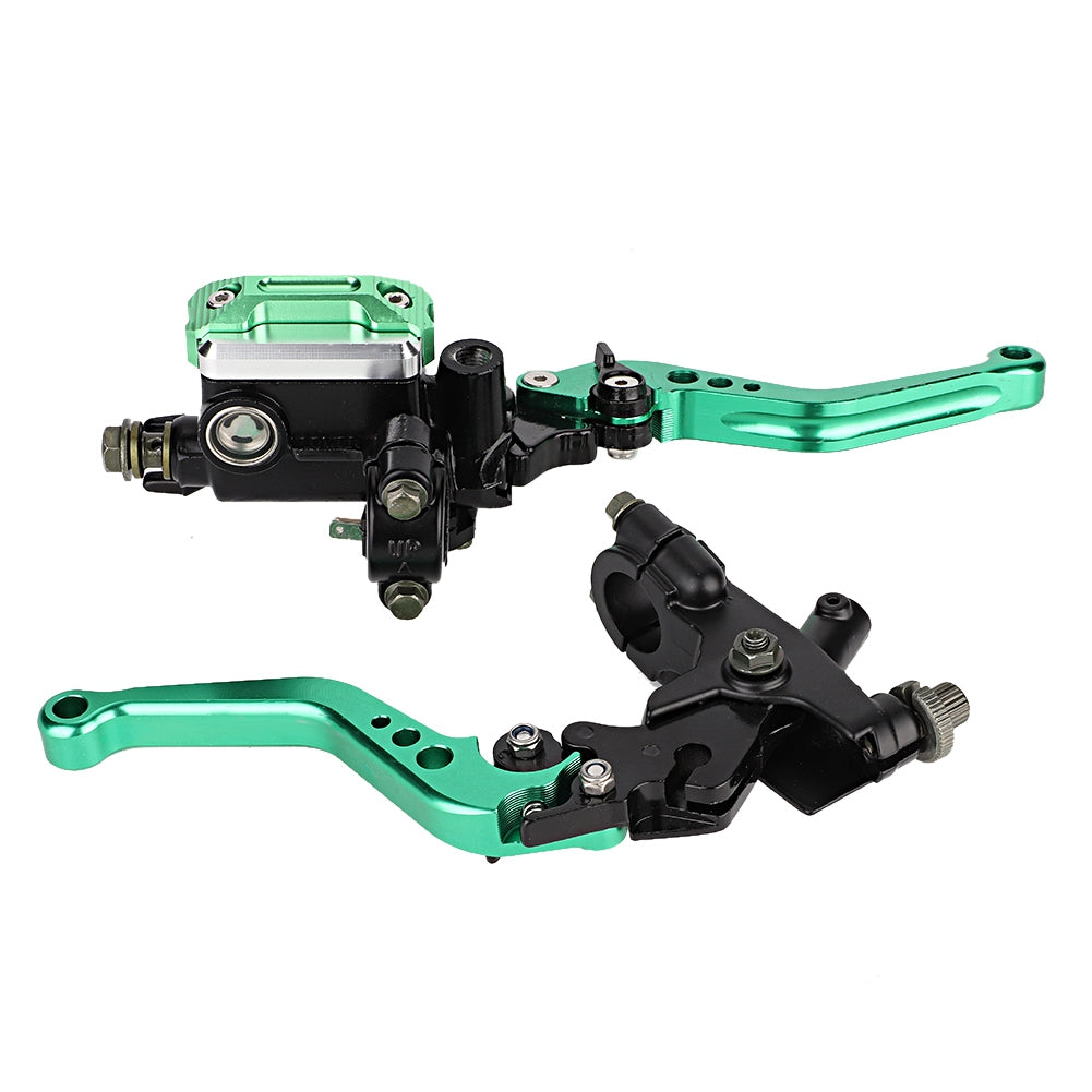 1 Pair Universal CNC Motorcycle Hydraulic Clutch Brake Pump Master Cylinder