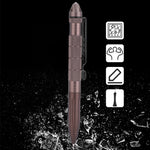 Outdoor Survival Tactical Pen Glass Breaker Defense Camping Tool( Amber gold)