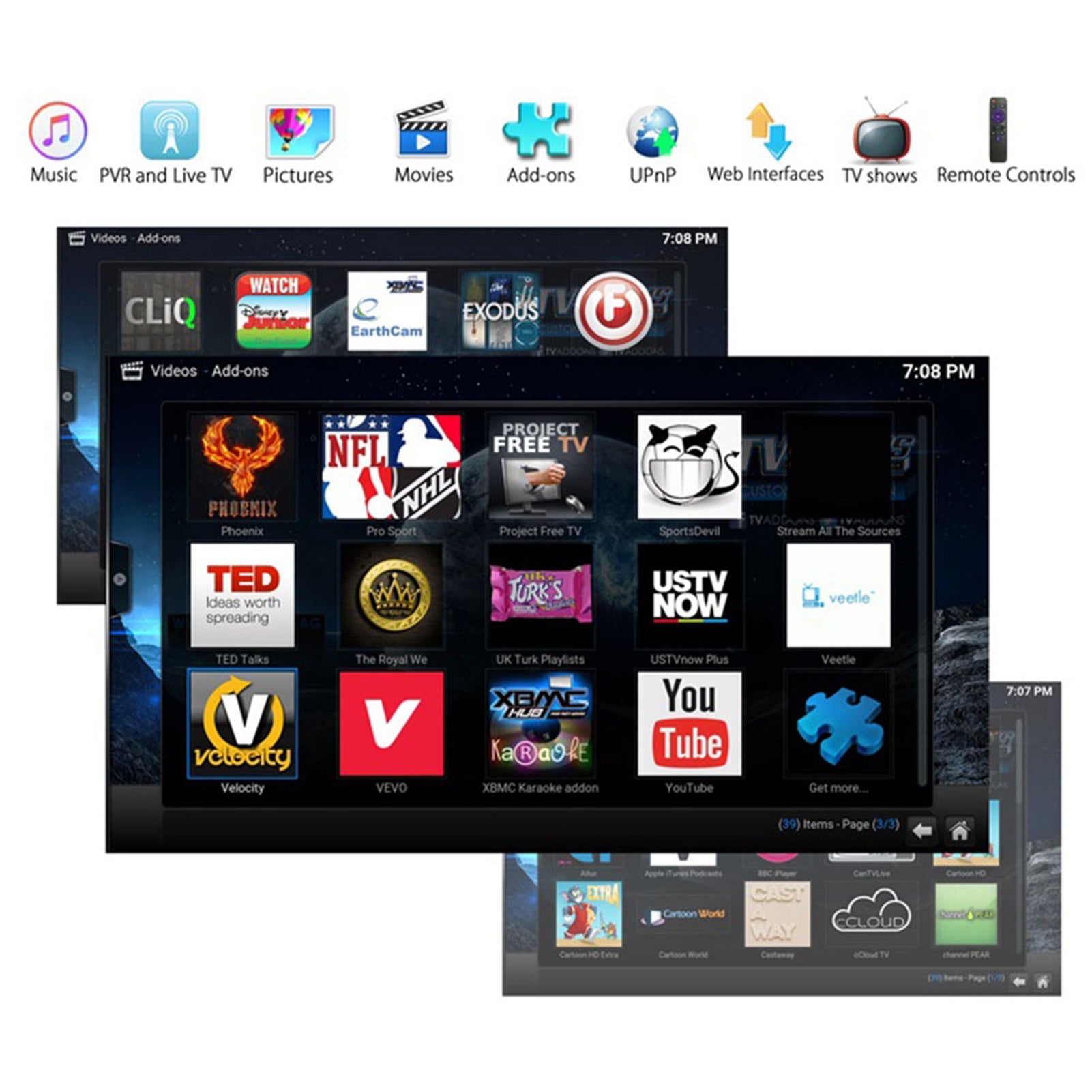 MX10-RK3328 4G+32G Smart Set top Box Android 7.1 Quad Core TV Box WiFi Media Player