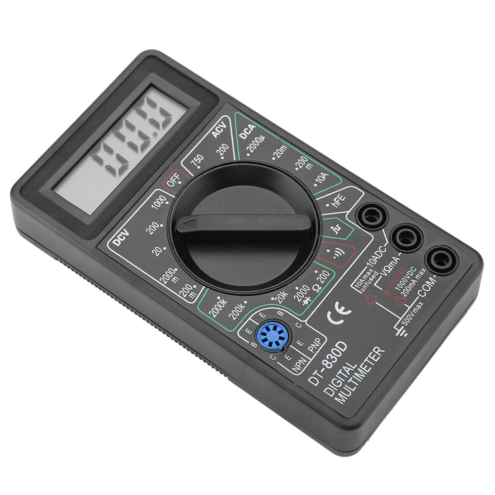 DT830D Mini LCD Display Digital Multimeter Voltmeter Ammeter Ohmmeter Testing Instrument.