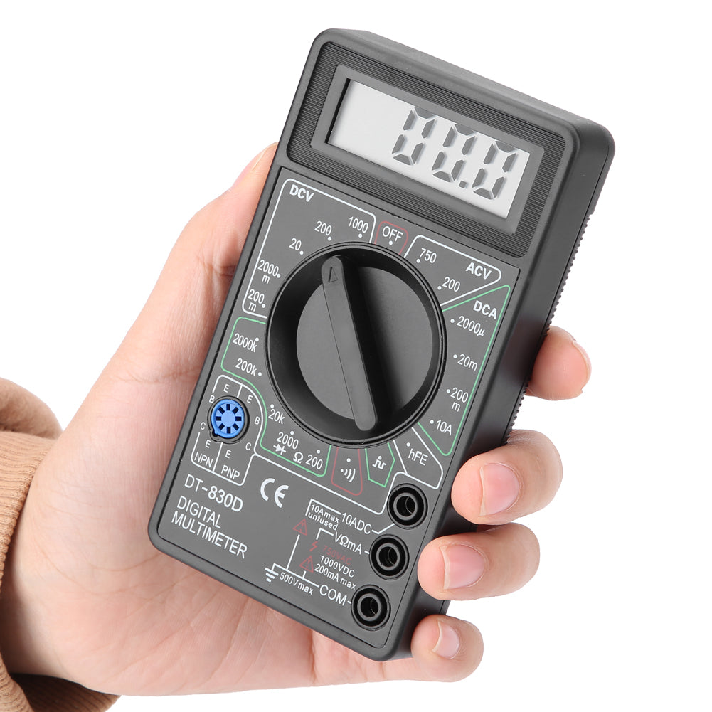 DT830D Mini LCD Display Digital Multimeter Voltmeter Ammeter Ohmmeter Testing Instrument.