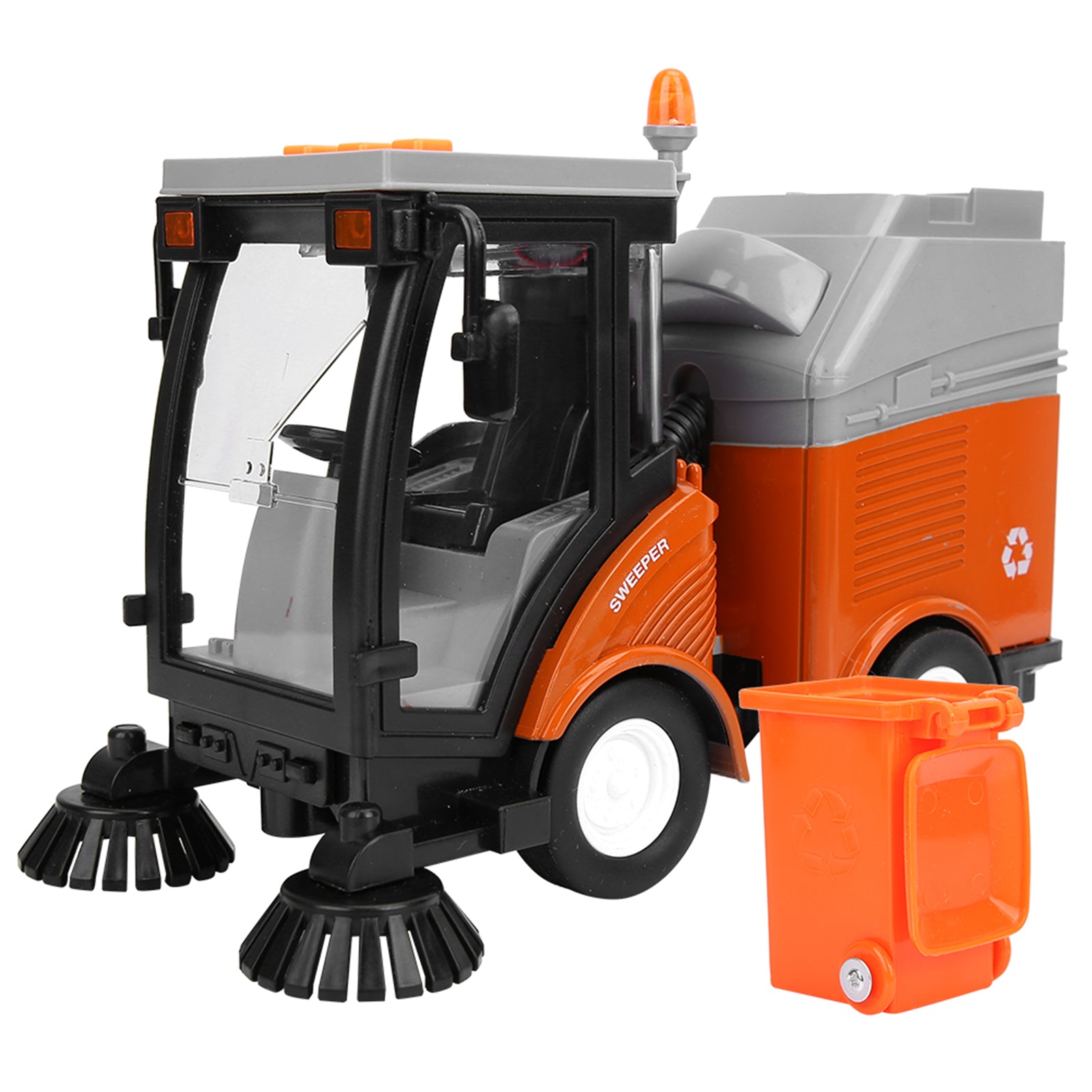 Simulation Sanitation Car Model Light Music  Pull back Motor Vehicle Toy Gift for Children