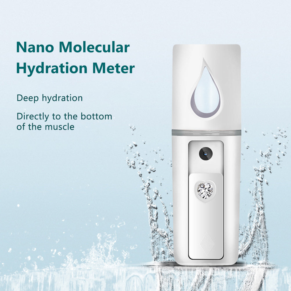 USB Rechargeable Face Sprayer Portable Handheld Face Mister for Daily Skin Care 20ml Beauty Device