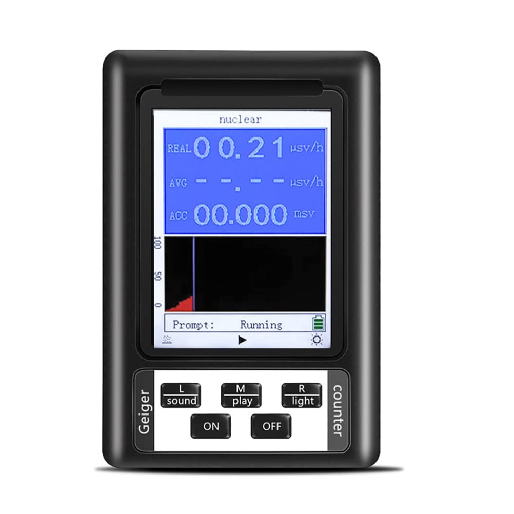Portable Geiger Counter Core Radiation Detector β Gamma X-Ray Tester Multifunction Radioactive Detector