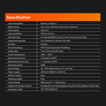 [通拓商品] TEVOUP TARANTULA PRO 3D Printer 235x235x250mm Build Volume with Lattice Glass Platform AC Fast Heating Bed RGB Screen Ultra-Silent Driver DIY Titan Extruder Volcano Nozzle Support Resume Print Support PLA/WOOD/HIPS