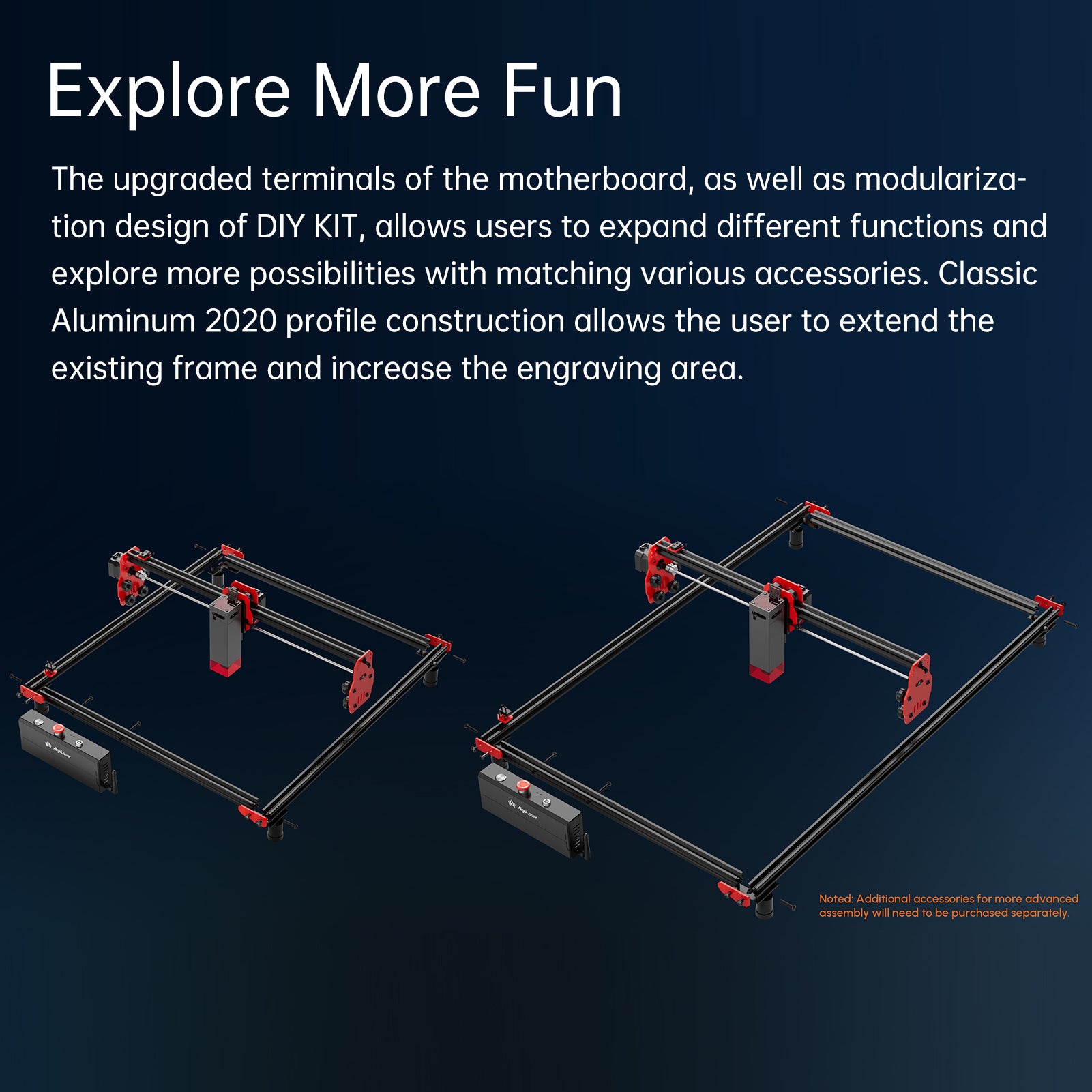 Algolaser DIY Kit Laser Engraver 10W Output Laser DIY Engraving Machine Upgraded Motherboard Compatible with Up to 20W Laser High Precision Ultra Fine Laser for Cutting 3.5mm Black Acrylic /12mm Paulownia Board Support WiFi/BT/TF Card Engraving Area 400x4