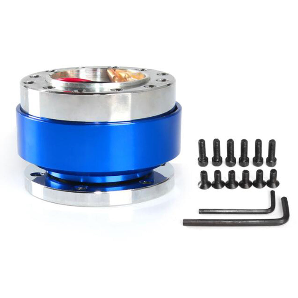 Steering Wheel Quick Release Hub Adapter Aluminum Alloy Snap Off Boss Kit with Screw Bolts Car Auto Accessories
