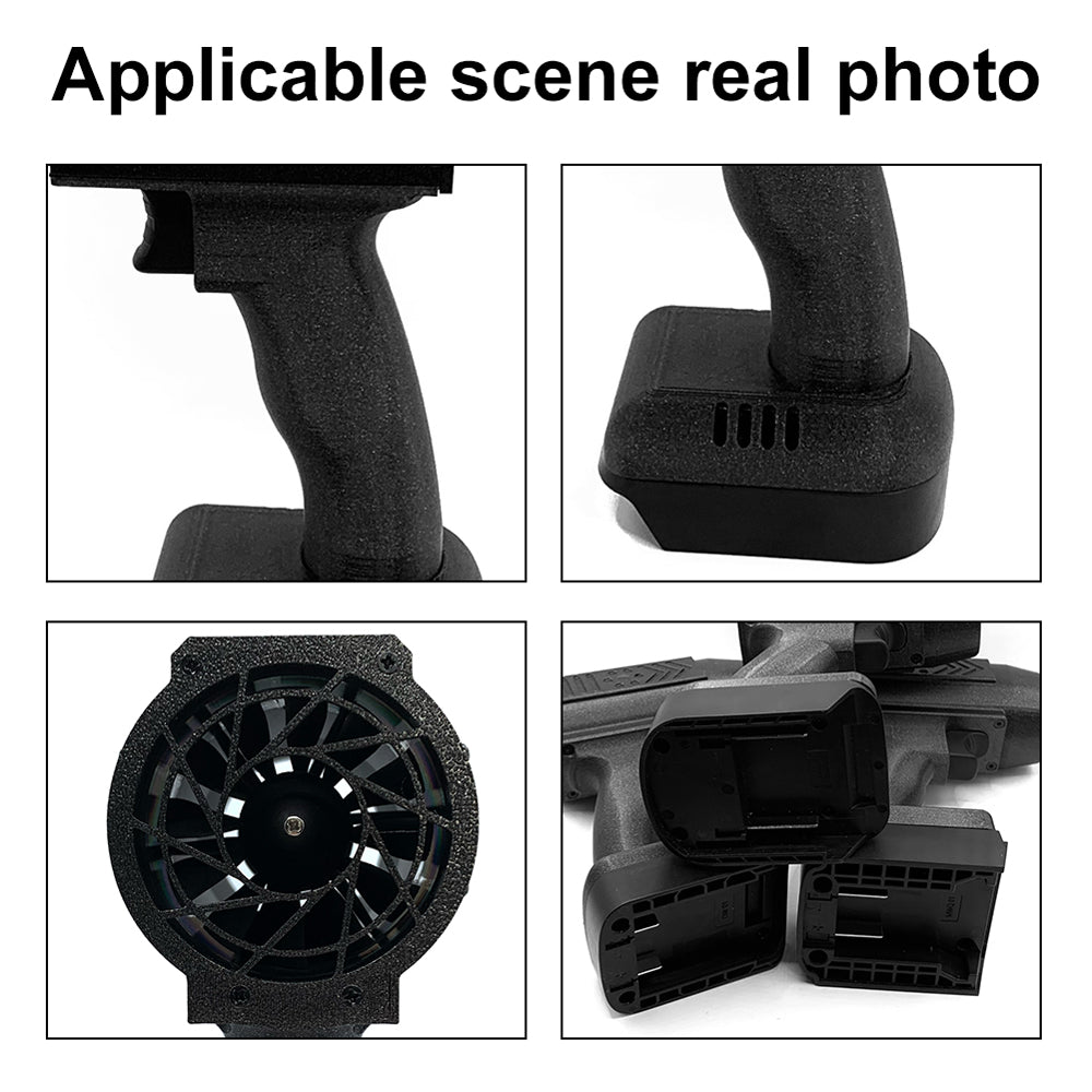 Handheld Ducted Turbofan 50mm Brushless Motor Jet Fan  1000g Thrust Car Washer High Power Dust Blower Keyboard Cleaning Tool Compatible with Dewalt 18V 20V Batteries