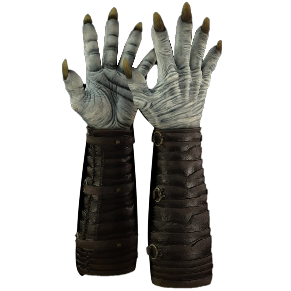 1 Pair Halloween Zombie Gloves Horror Latex Gloves Carnival Party Costume Props