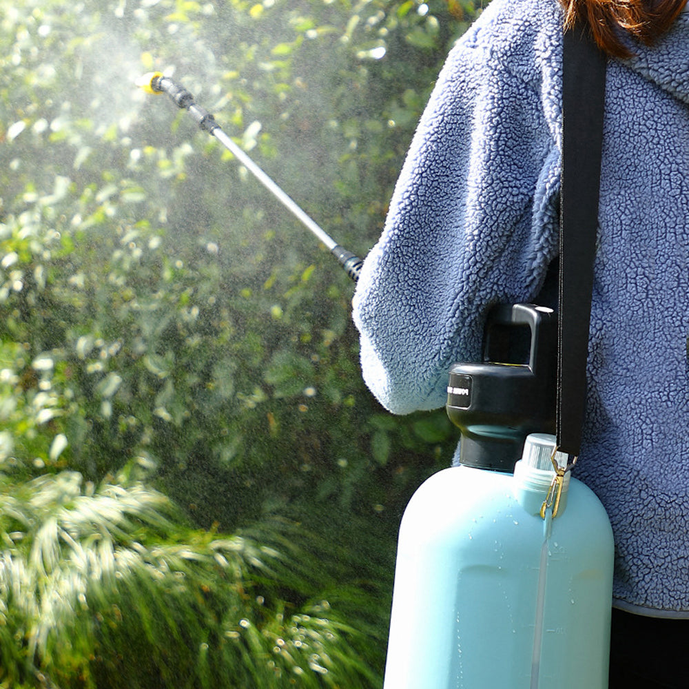 USB Rechargeable Shouldered Sprinkler Handheld Electric Sprayer Agriculture Tools Watering Can Atomizing Watering Bottle Water Sprayer Multifunctional Garden Plants Sprayer Window Cleaning Tool