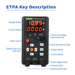 East Tester ETP1506A DC Regulated Power Supply 90W 15V 6A Single Channel Encoder Adjustment Maintenance Storage Remote Control Laboratory Power